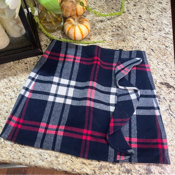 J Crew Plaid Wool Ruffle Houndstooth Skirt 10 - Picture 5 of 10